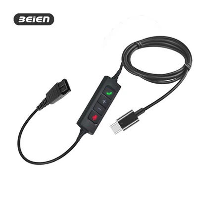 GNQD-Type C QD-kabel met U30-inlinebediening met ENC